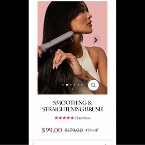Complex culture smoothing, and straightening brush brand new inbox.